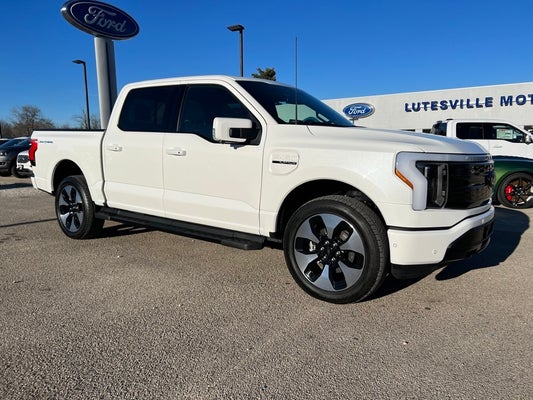 Used 2022 Ford F-150 Lightning Platinum with VIN 1FT6W1EV6NWG02943 for sale in Marble Hill, MO